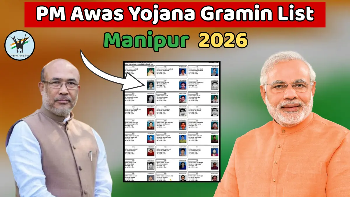 PM Awas Yojana Gramin List Manipur 2026 – प्रधानमंत्री आवास योजना ग्रामीण सूची मणिपुर