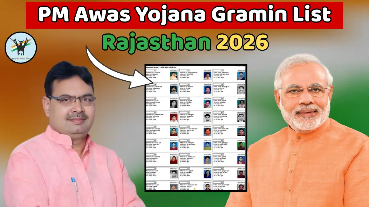 PM Awas Yojana Gramin List Rajasthan 2026